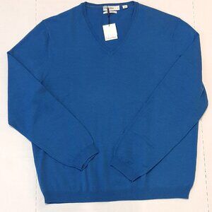 Calvin Klein V-Neck Merino Wool Men's Sweater Size XL
